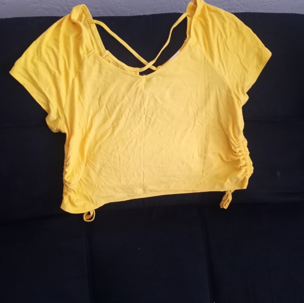 Madden NYC XXXL Yellow Crop Top